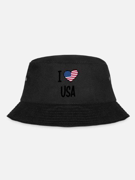 I love USA - Bucket Hat - black