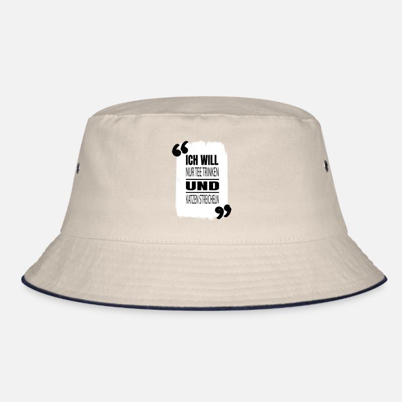 tier statement argentina geschenk miezekatze Bucket Hat
