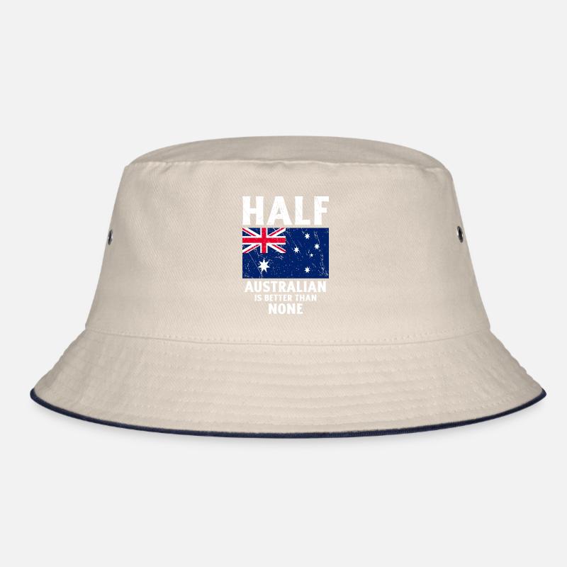 Half the Australian is better than none National Bucket Hat