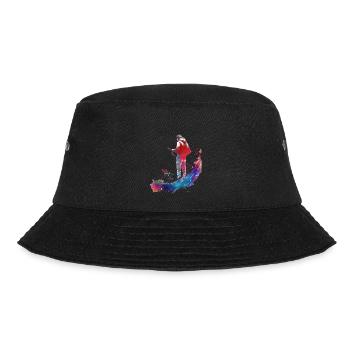 Fishing sport art #fishing - Bucket Hat - black - Front - Lela (165cm)