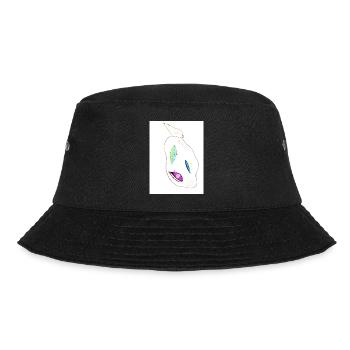 monster with piercings - Bucket Hat - Schwarz - Vorne - Lela (165cm)