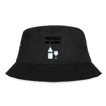 Bier Wein Whiskey Schnaps Alkohol - Bucket Hat - Schwarz - Vorne - Lela (165cm)