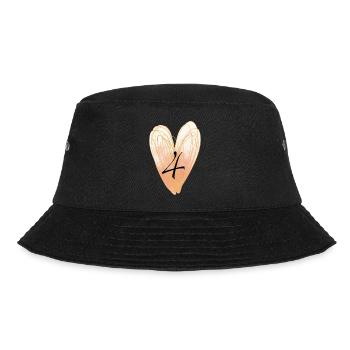 4 - Bucket Hat - Schwarz - Vorne - Lela (165cm)