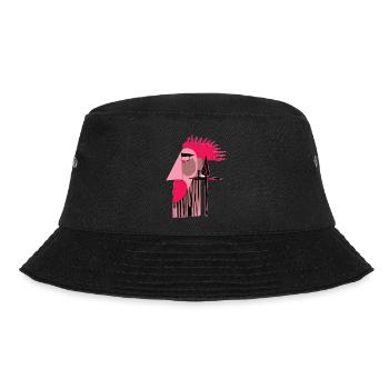 Futuristic retro punk - Bucket Hat - black - Front - Lela (165cm)