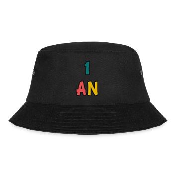 1 AN. 1er ANNIVERSAIRE. ANNIVERSAIRE 1 AN. BEBE - Bob - noir - Devant - Lela (165cm)