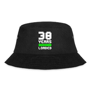 38 Years Loaded 38. Geburtstag - Bucket Hat - Schwarz - Vorne - Lela (165cm)