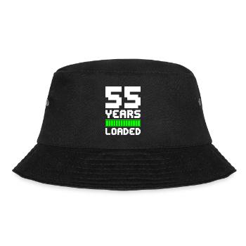 55 Years Loaded 55th Birthday - Bucket Hat - black - Front - Lela (165cm)