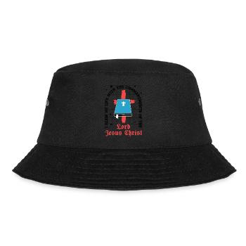 Bible Study Jesus Christ Christianity Faith - Bucket Hat - black - Front - Lela (165cm)