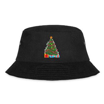 Christmas Gift Christmas Tree Christmas Tree - Bucket Hat - black - Front - Lela (165cm)