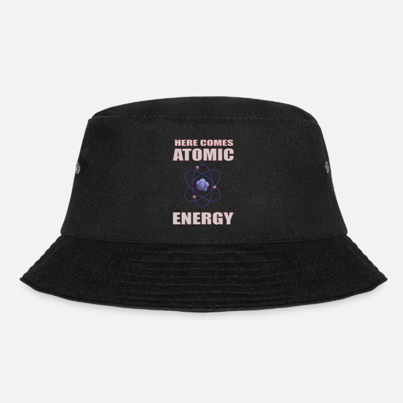 Atomic Energy Atom - Bucket Hat - black