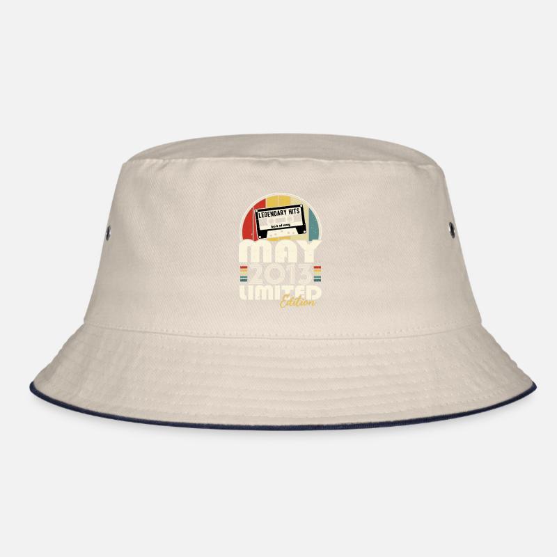 Vintage 2013 May Retro Birthday Gift Bucket Hat