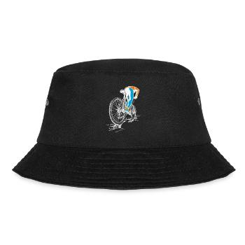 Mountain bikers, - Bucket Hat - black - Front - Lela (165cm)