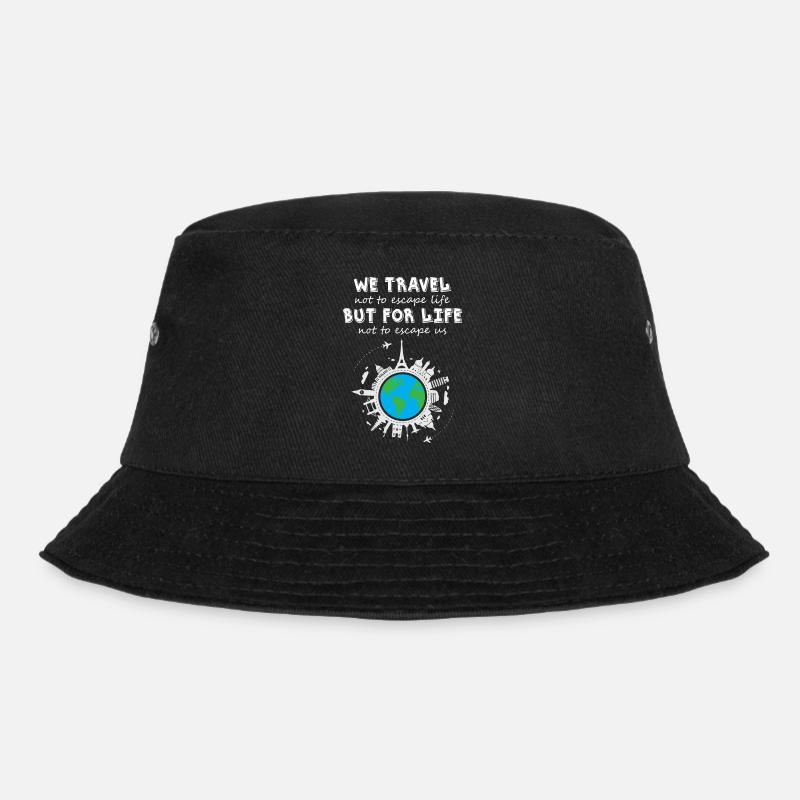 World Traveler - Bucket Hat - Schwarz