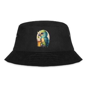 Sweet Beer Parrot - Bucket Hat - black - Front - Lela (165cm)