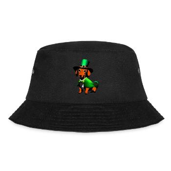 Chiens teckel Chien St Patricks Day Propriétaire de chien - Bob - noir - Devant - Lela (165cm)