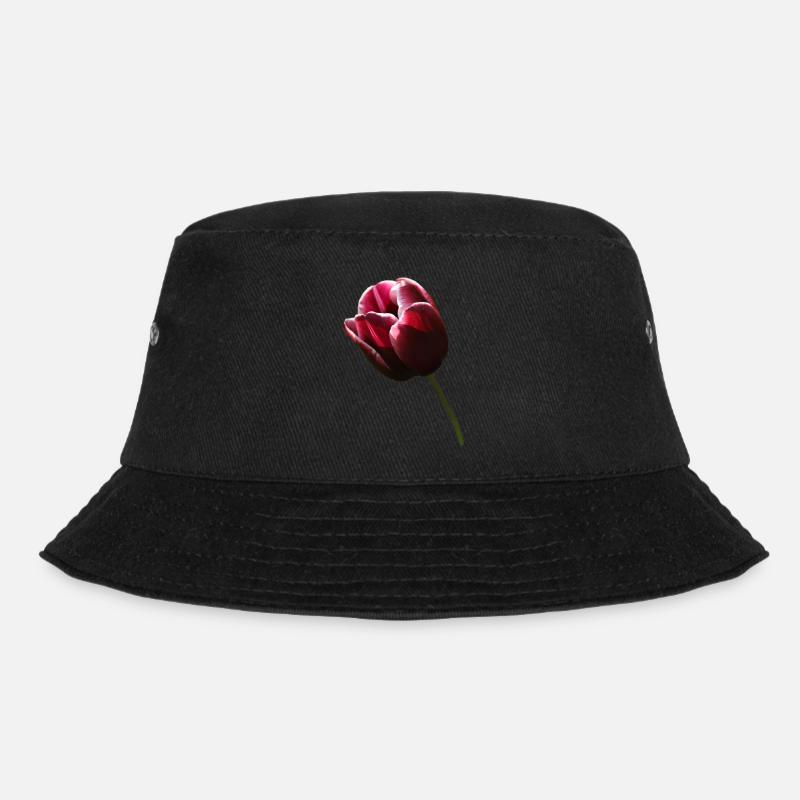 Tulpe Tulpen - Bucket Hat - Schwarz