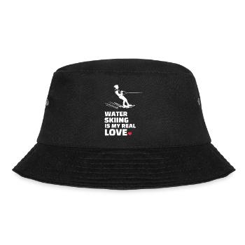 I love water skiing - Bucket Hat - black - Front - Lela (165cm)