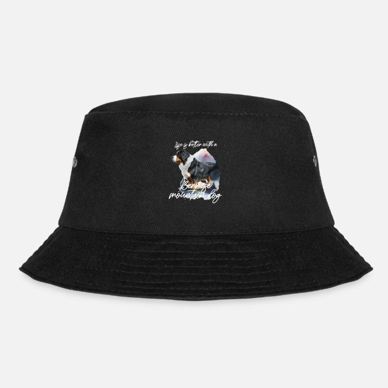 Berner Sennenhund - Bucket Hat - Schwarz
