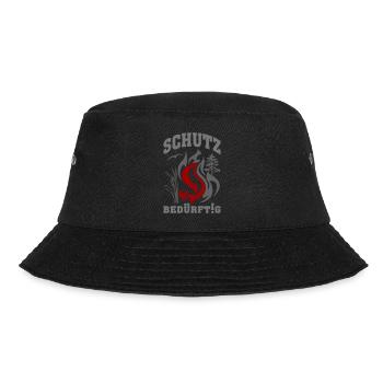 Waldbrandgefahr Zeichen Eichhörnchen - Bucket Hat - Schwarz - Vorne - Lela (165cm)
