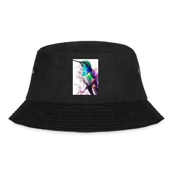 Bunter Vogel - Bucket Hat - Schwarz - Vorne - Lela (165cm)