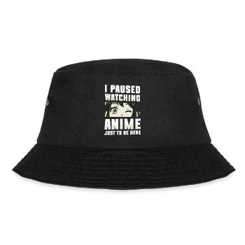 Manga Senpai Kanji Asiatisch - Bucket Hat - Schwarz - Vorne - Lela (165cm)