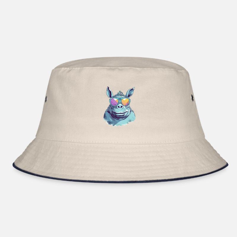 Rina das Nashorn Bucket Hat