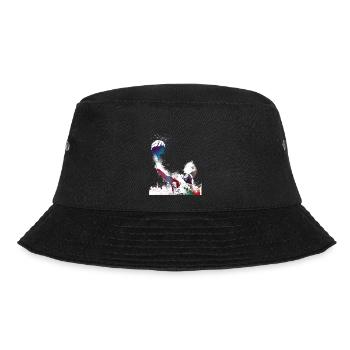 Wasserballsport #sport #waterpolo - Bucket Hat - Schwarz - Vorne - Lela (165cm)