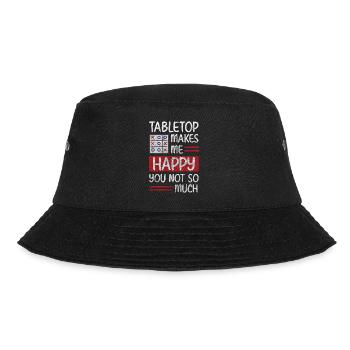 Spiel Nerd Spieler - Bucket Hat - Schwarz - Vorne - Lela (165cm)