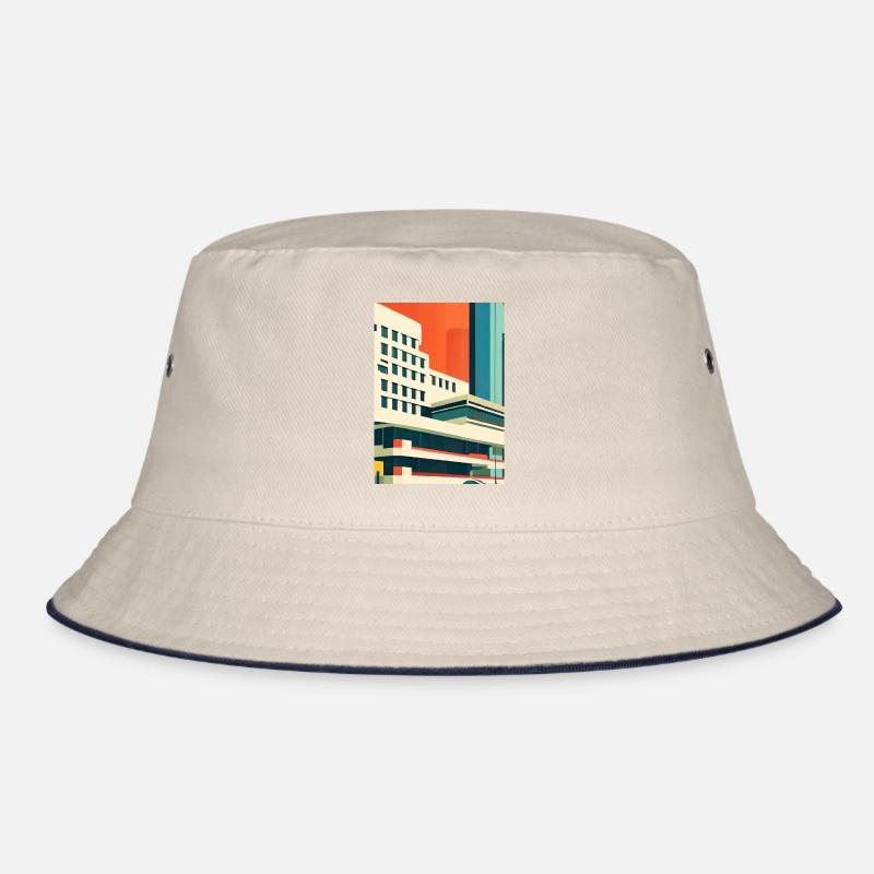 Minimalistisches Stadthaus Bucket Hat