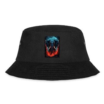 birthday africa cool beach pineapple quotes animal - Bucket Hat - Schwarz - Vorne - Lela (165cm)