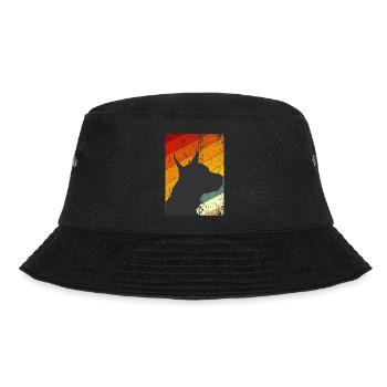 Vintage Dog retro sunse - Bucket Hat - black - Front - Lela (165cm)