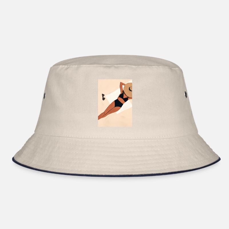 Frauen Sommerhut Bikini Bucket Hat
