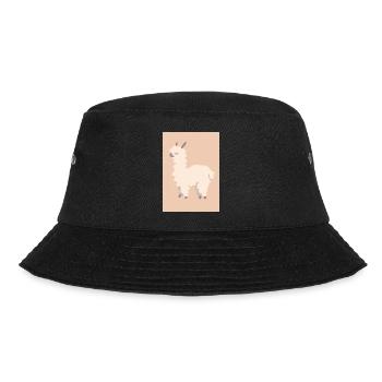 Pastell-Alpaka - Bucket Hat - Schwarz - Vorne - Lela (165cm)