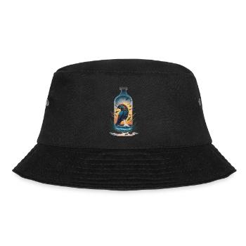 Parrot Bottle - Bucket Hat - black - Front - Lela (165cm)