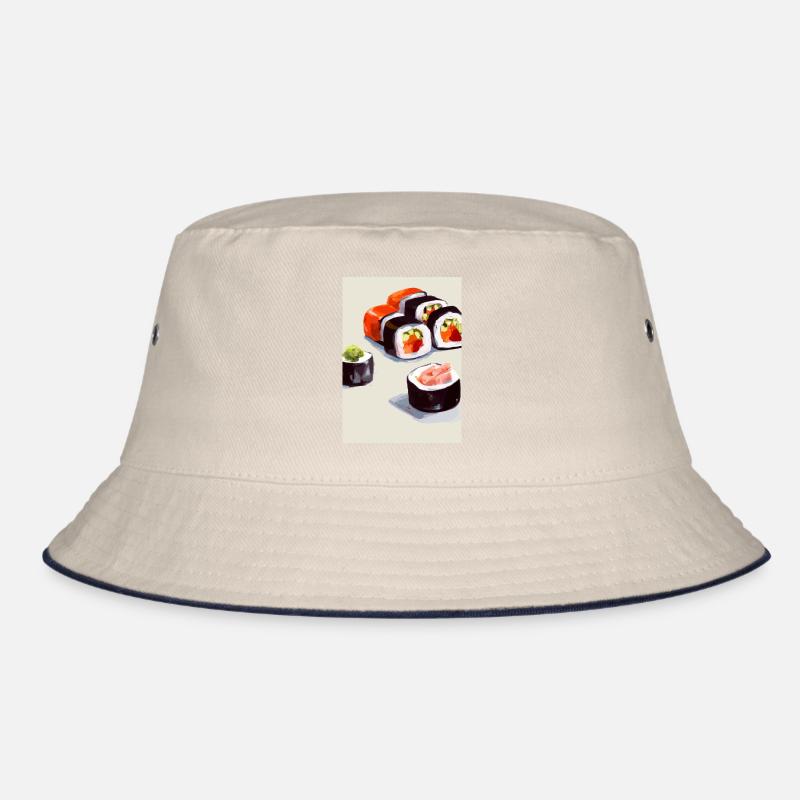 Sushi-Rollen Bucket Hat