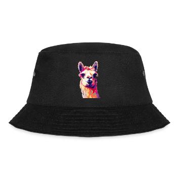 Lama - Bucket Hat - Schwarz - Vorne - Lela (165cm)