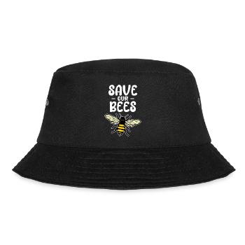 Species Protection, Animal Welfare, Bee, Environment, Earth, Nature - Bucket Hat - black - Front - Lela (165cm)
