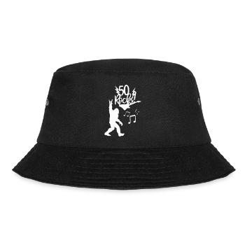 50th Birthday with '50 Rocks' Bigfoot Rock Music - Bucket Hat - black - Front - Lela (165cm)