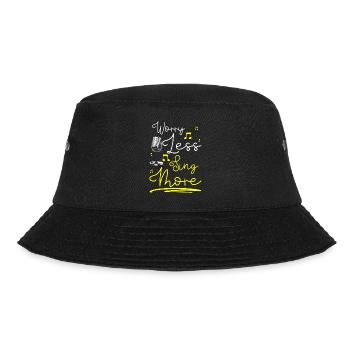 Musiker Kunst - Bucket Hat - Schwarz - Vorne - Lela (165cm)