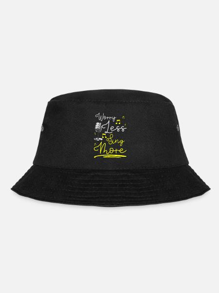 Musiker Kunst - Bucket Hat - Schwarz