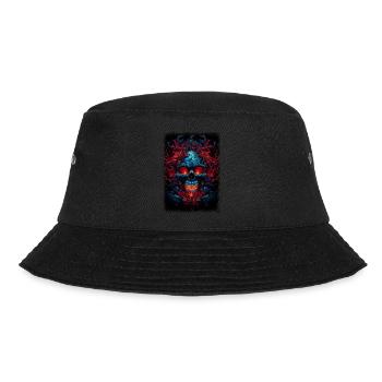 dead back skeleton costume gifts dirty awesome - Bucket Hat - Schwarz - Vorne - Lela (165cm)