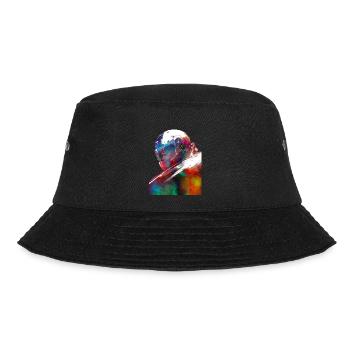 Bobsport Kunst #bobsleigh - Bucket Hat - Schwarz - Vorne - Lela (165cm)