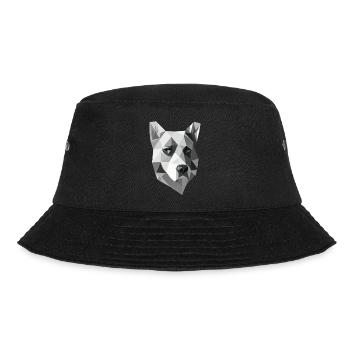 ORIGAMI HUND - Bucket Hat - Schwarz - Vorne - Lela (165cm)