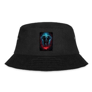 beach water adorable nature sun cool elephant - Bucket Hat - black - Front - Lela (165cm)