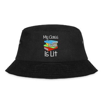 My Class Is Lit - Bucket Hat - Schwarz - Vorne - Lela (165cm)
