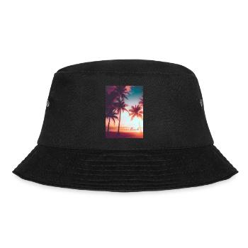 Miami beach Vibes - Bucket Hat - Schwarz - Vorne - Lela (165cm)
