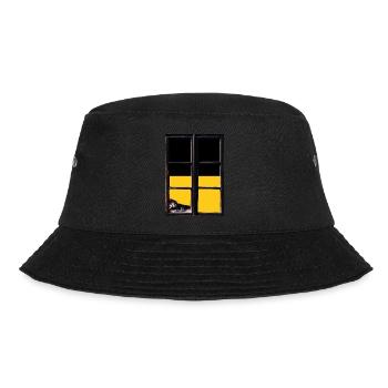 Baden Württemberg Flagge Heimat Stuttgart - Bucket Hat - Schwarz - Vorne - Lela (165cm)