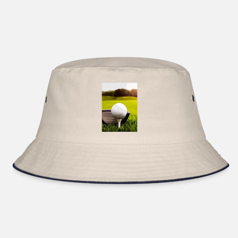 Golfball Abschlag Bucket Hat