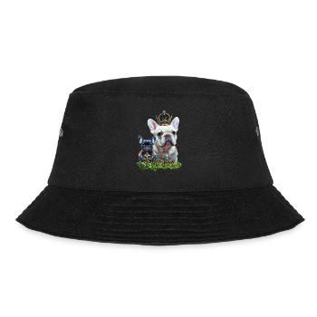 Französische Bulldogge Shirt und Accessoires - Bucket Hat - Schwarz - Vorne - Lela (165cm)