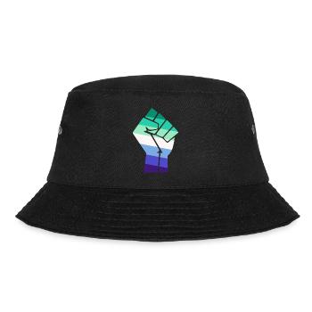 Pride Fist Gay Pride Design pour l’égalité - Bob - noir - Devant - Lela (165cm)